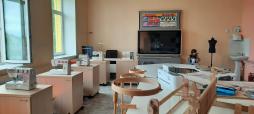 Места для практических занятий, оборудованные швейными машинками